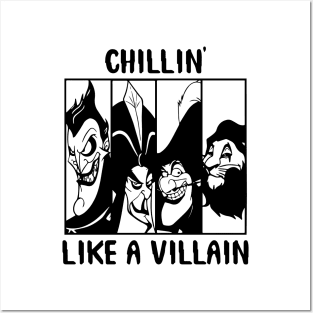 Chillin' Like a Villain Posters and Art